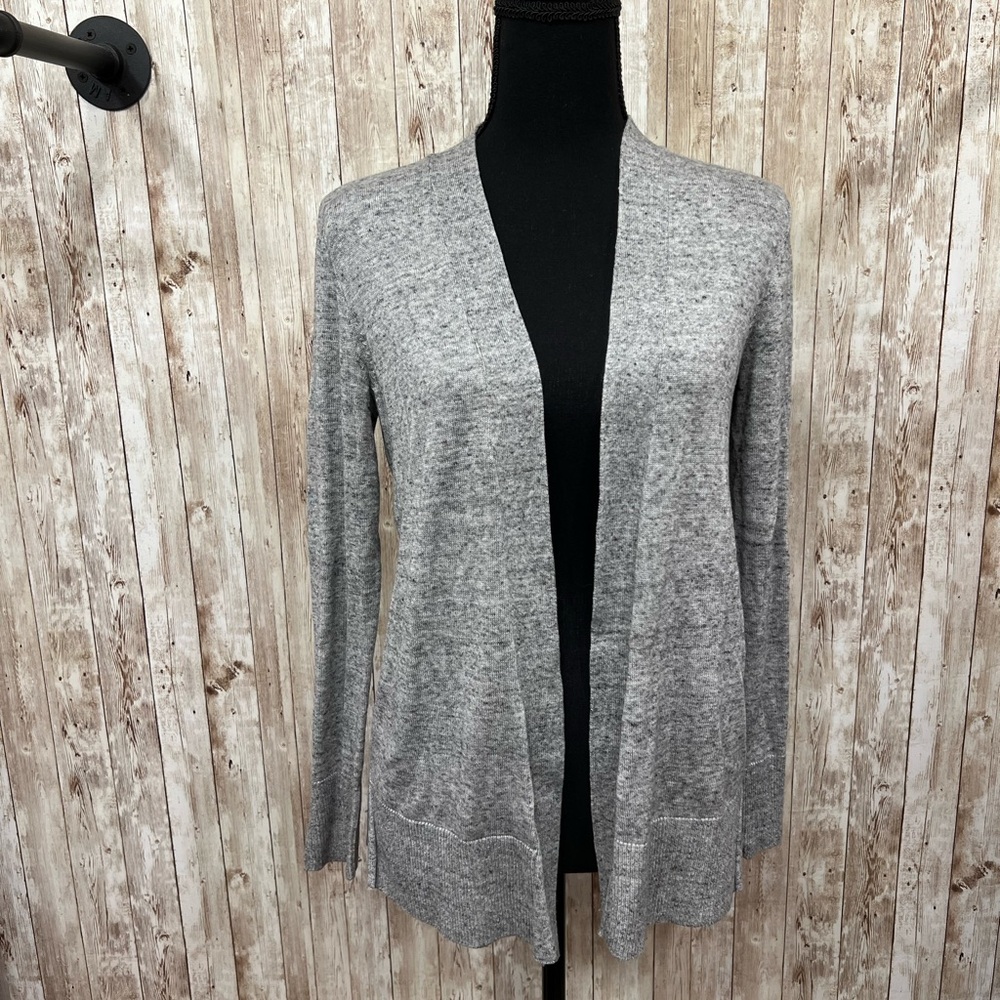 Croft & Barrow Gray Open Front‎ Cardigan - Size PS